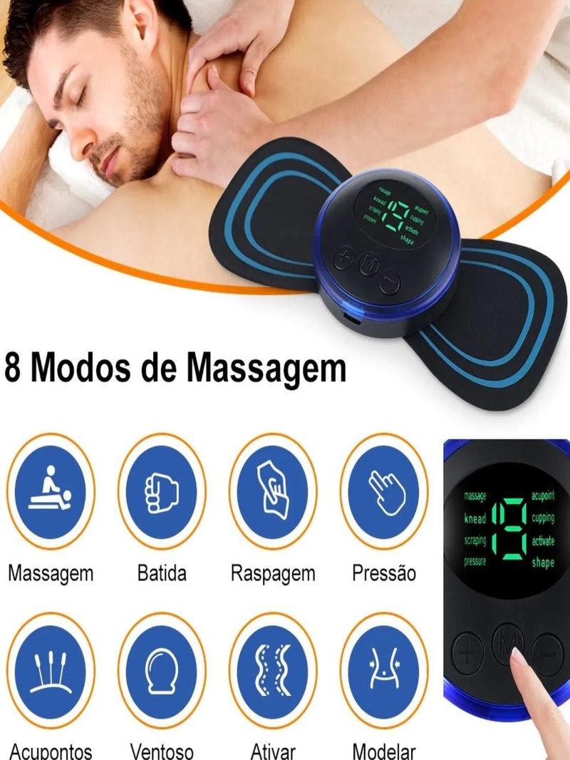 Kit Massageador Elétrico /Tapete Massageador e Massageador Cervical pescoço