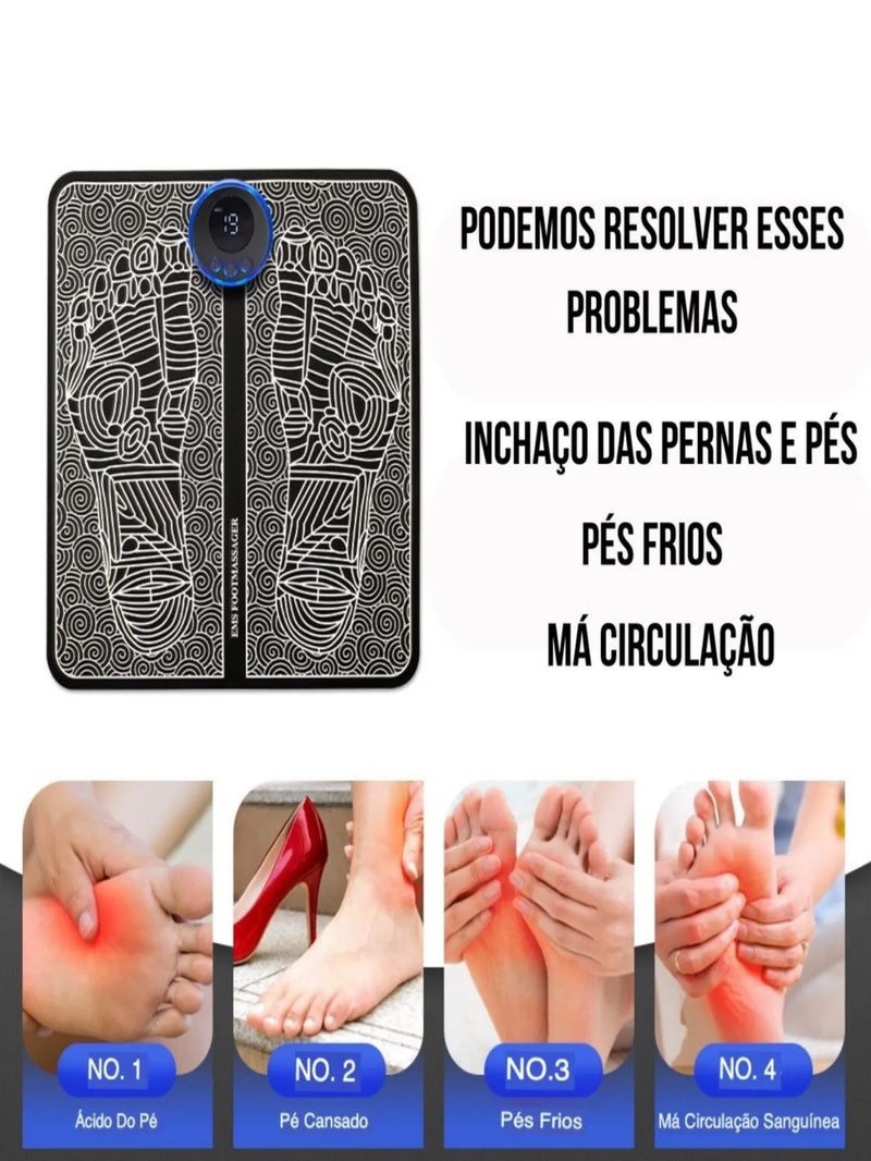 Kit Massageador Elétrico /Tapete Massageador e Massageador Cervical pescoço
