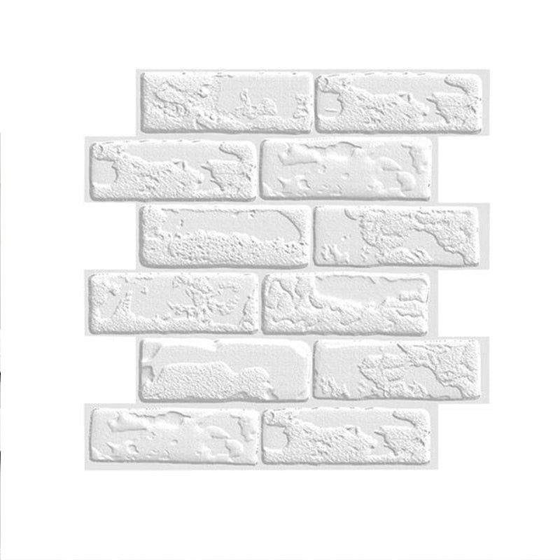 Adesivos de parede 3D, Modelo de Tijolinho /Papel de parede autoadesivo