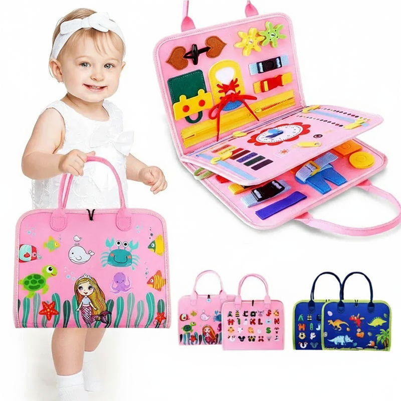 Quadro de Atividades Montessori | Brinquedo Educativo para Crianças Pequenas