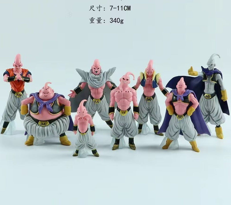 Dragon Ball Z Buu,Conjunto       8 Pçs/7-11 cm