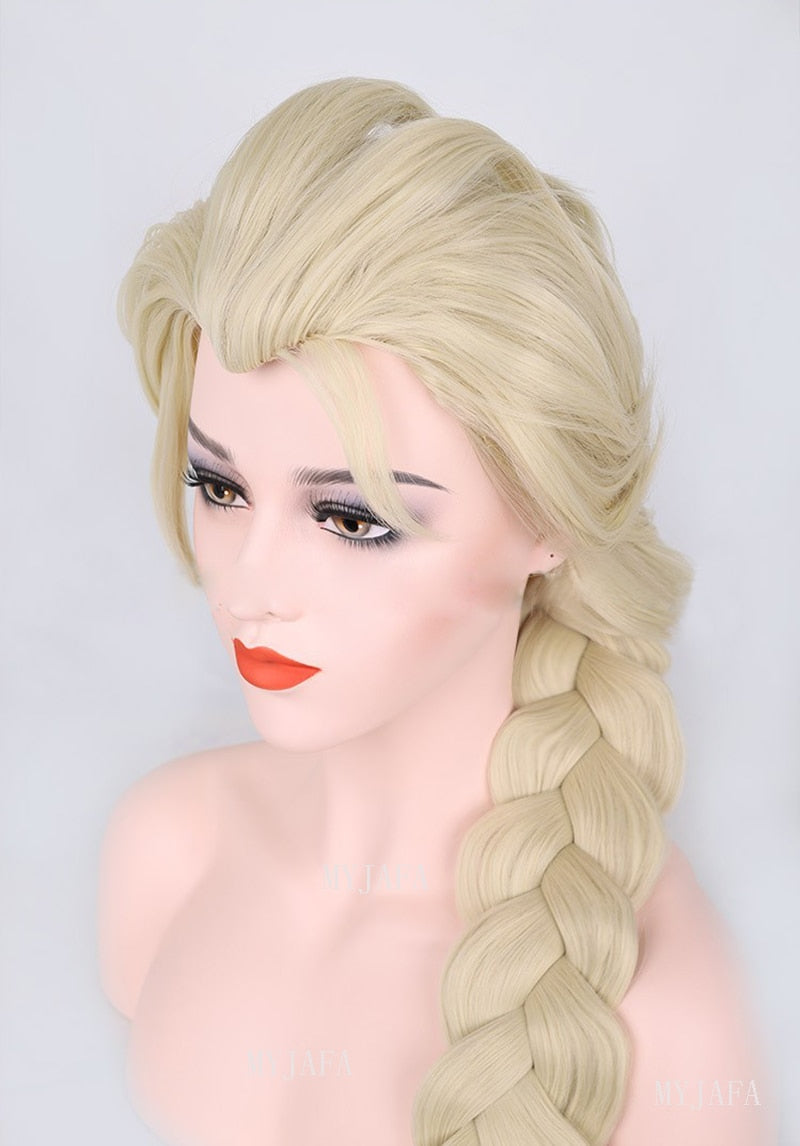 Peruca Colsplay Elsa 2 modelos Adulto/Infantil