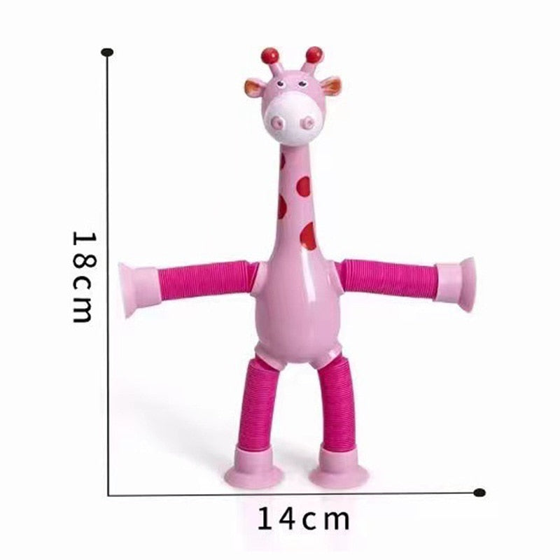 Girafa  com ventosa , brinquedo para crianças/Item anti stress