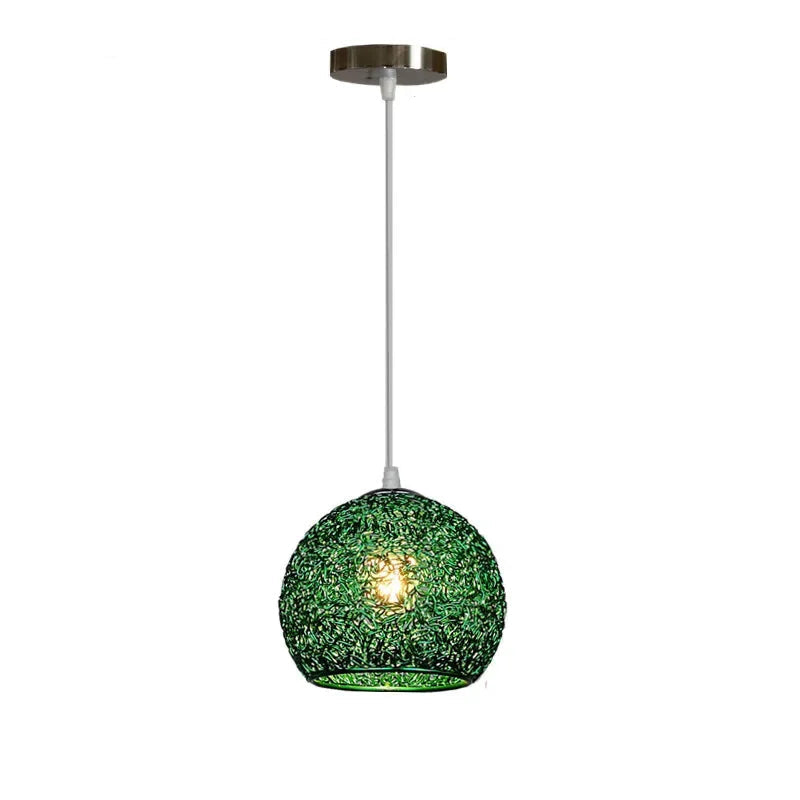 Lustre de Arame de Alumínio Macaron