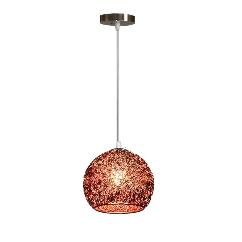 Lustre de Arame de Alumínio Macaron
