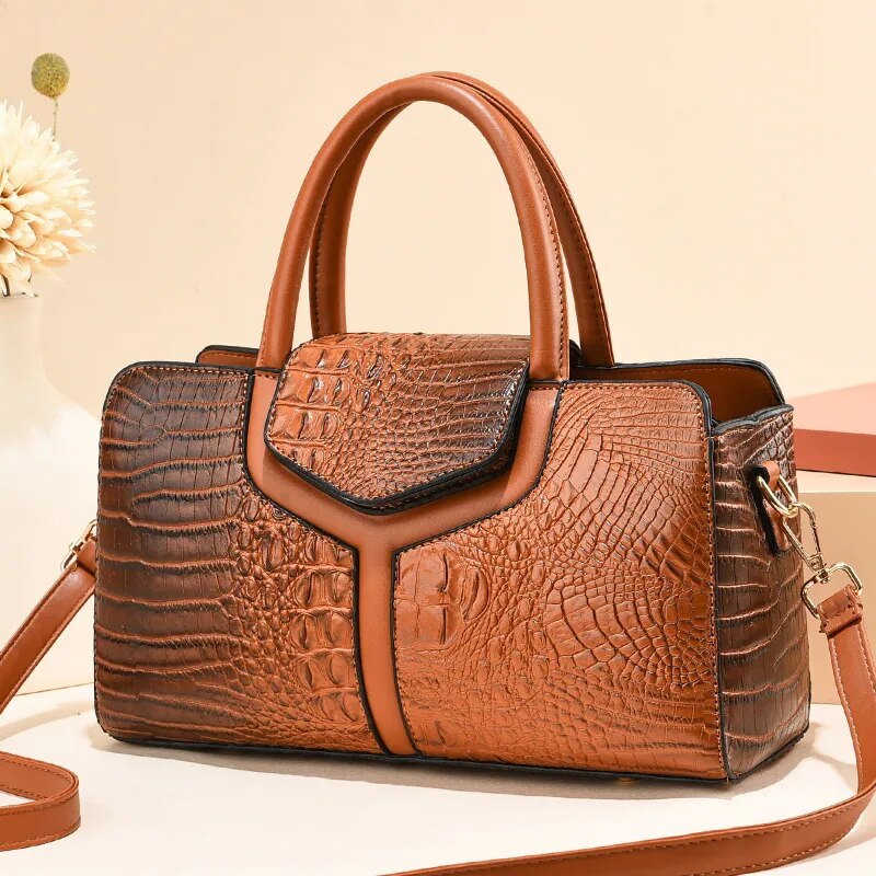 Bolsa Feminina  Vintage Aligator