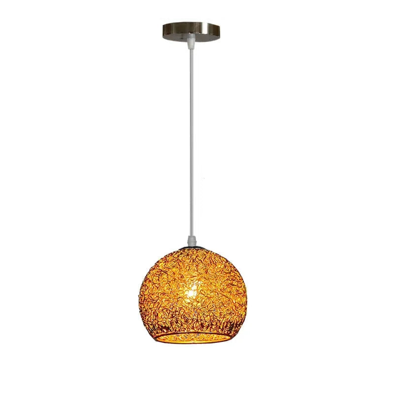 Lustre de Arame de Alumínio Macaron