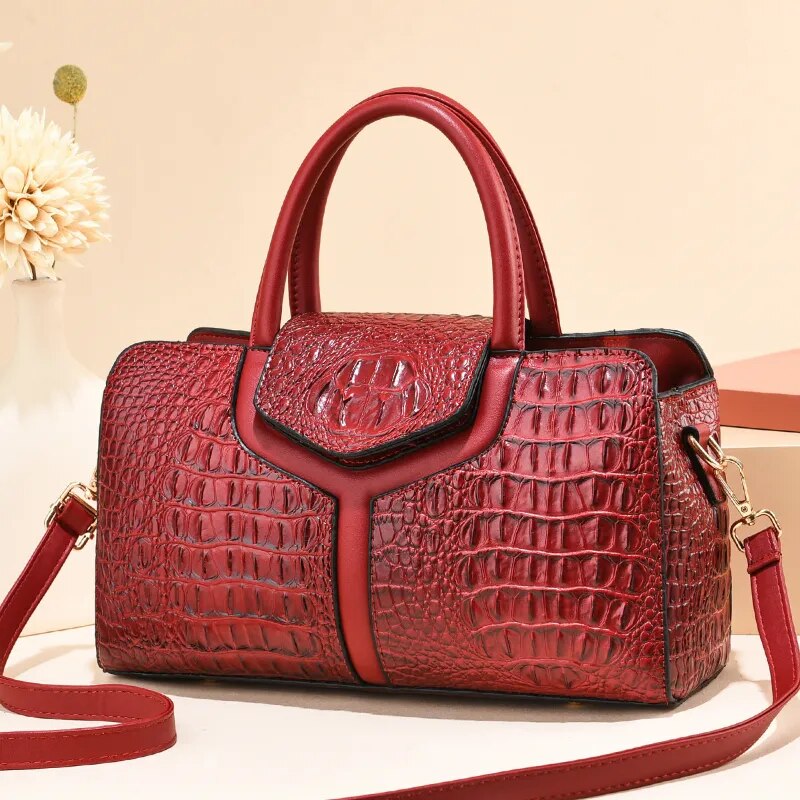 Bolsa Feminina  Vintage Aligator