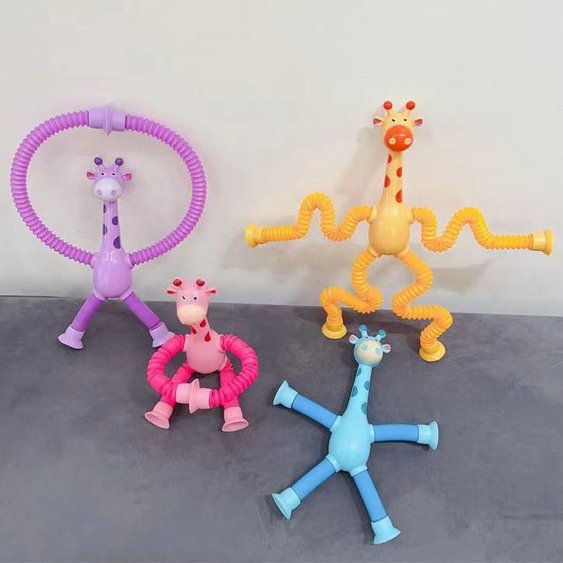 Girafa  com ventosa , brinquedo para crianças/Item anti stress