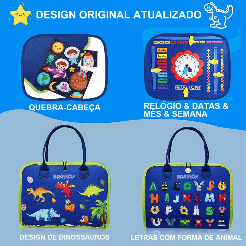 Quadro de Atividades Montessori | Brinquedo Educativo para Crianças Pequenas