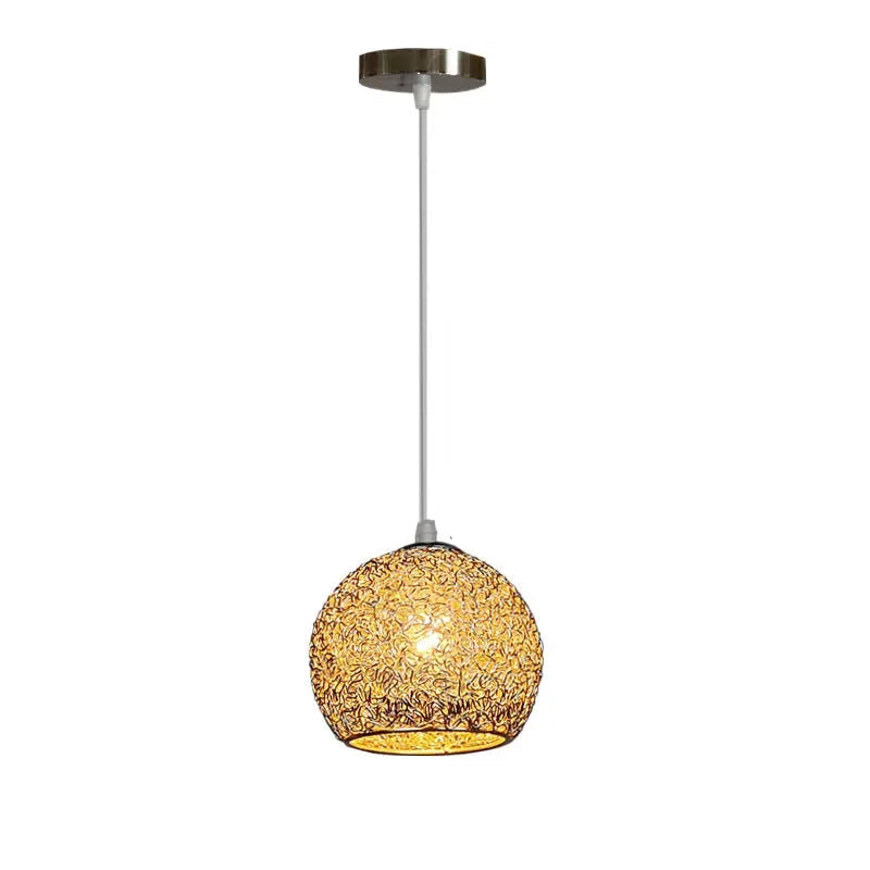 Lustre de Arame de Alumínio Macaron