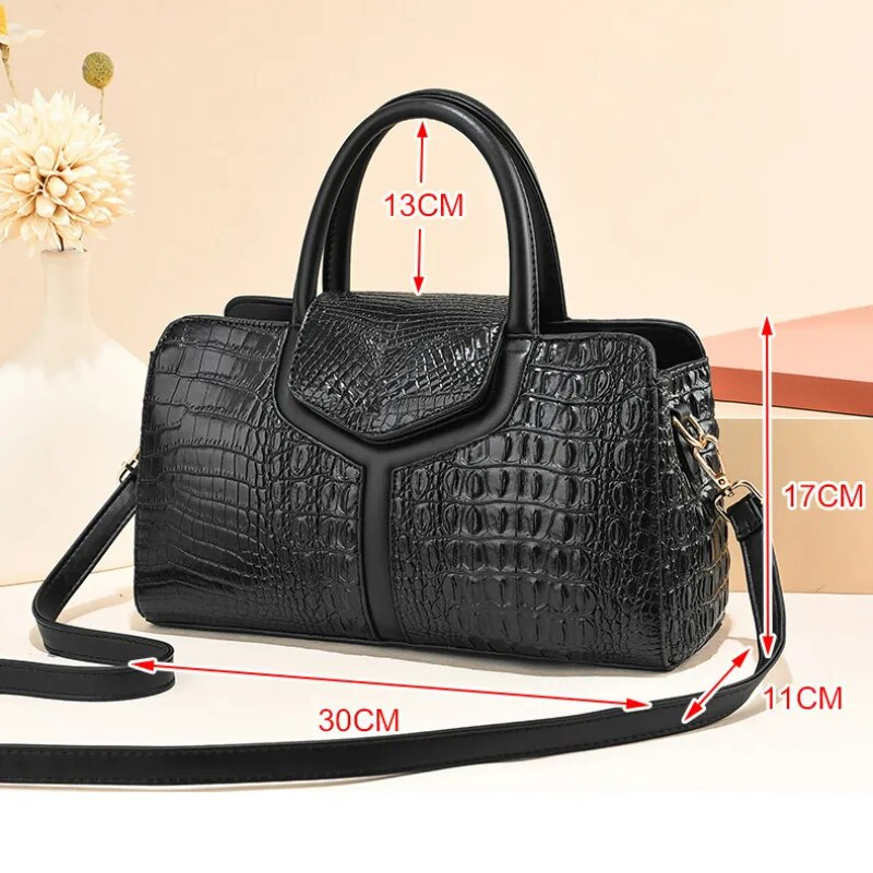 Bolsa Feminina  Vintage Aligator