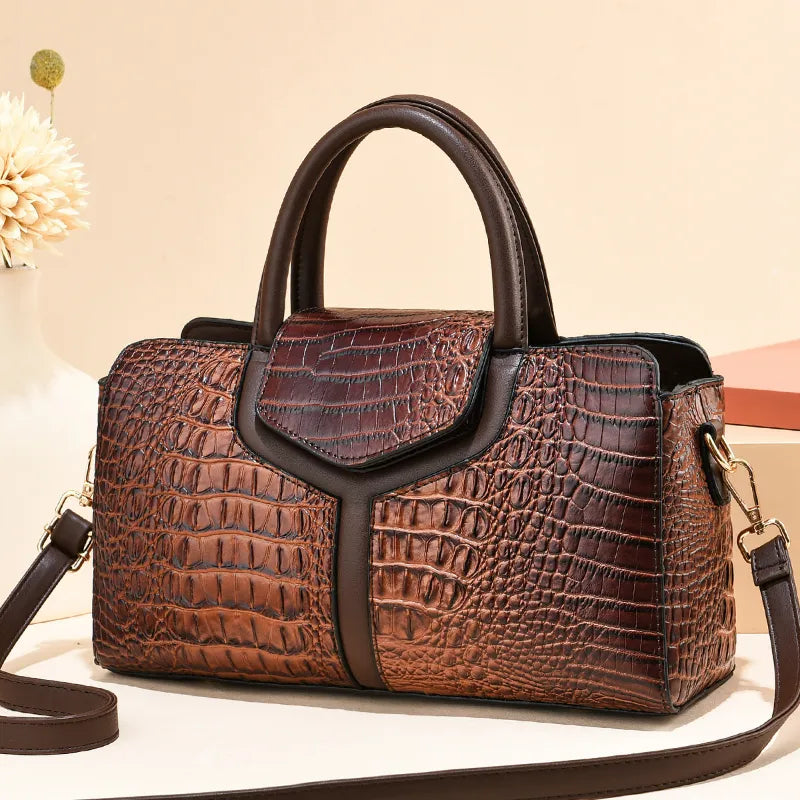 Bolsa Feminina  Vintage Aligator