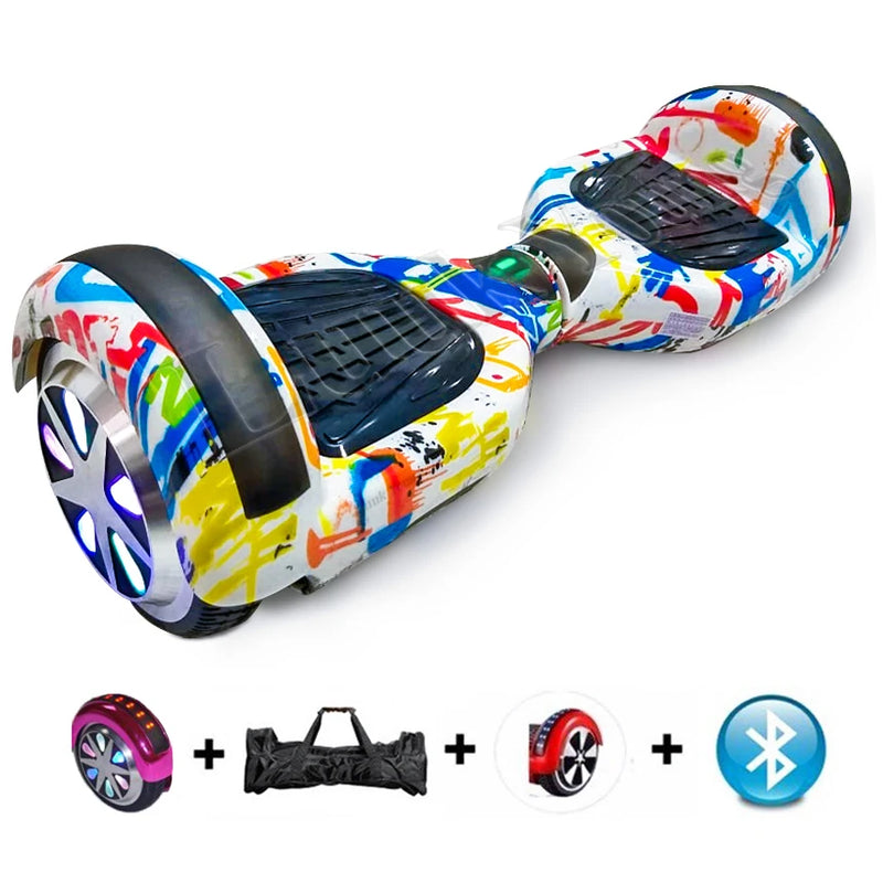 Hoverboard Skate Elétrico Led Bluetooth  - Várias Cores