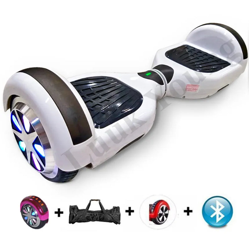 Hoverboard Skate Elétrico Led Bluetooth  - Várias Cores