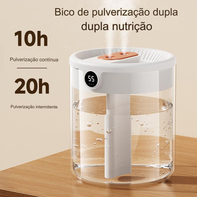 Umidificador Aromatizador 2Litros - A Solução Ideal para Dias Secos/ Entre 10 e 20 hs