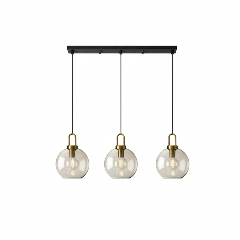 Luminária Pendente de Vidro Nórdico | Lustre Moderno