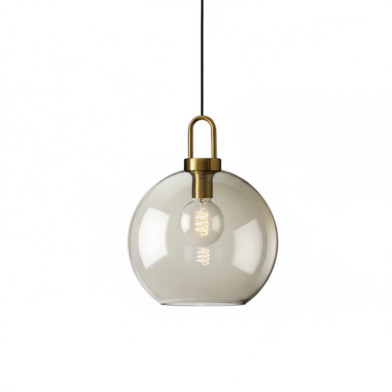 Luminária Pendente de Vidro Nórdico | Lustre Moderno