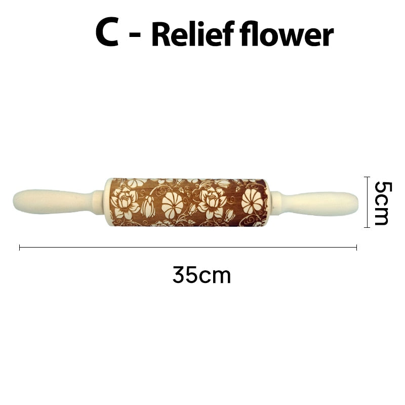 Rolos de decoração de massa ( Rolo natalino, flores,)