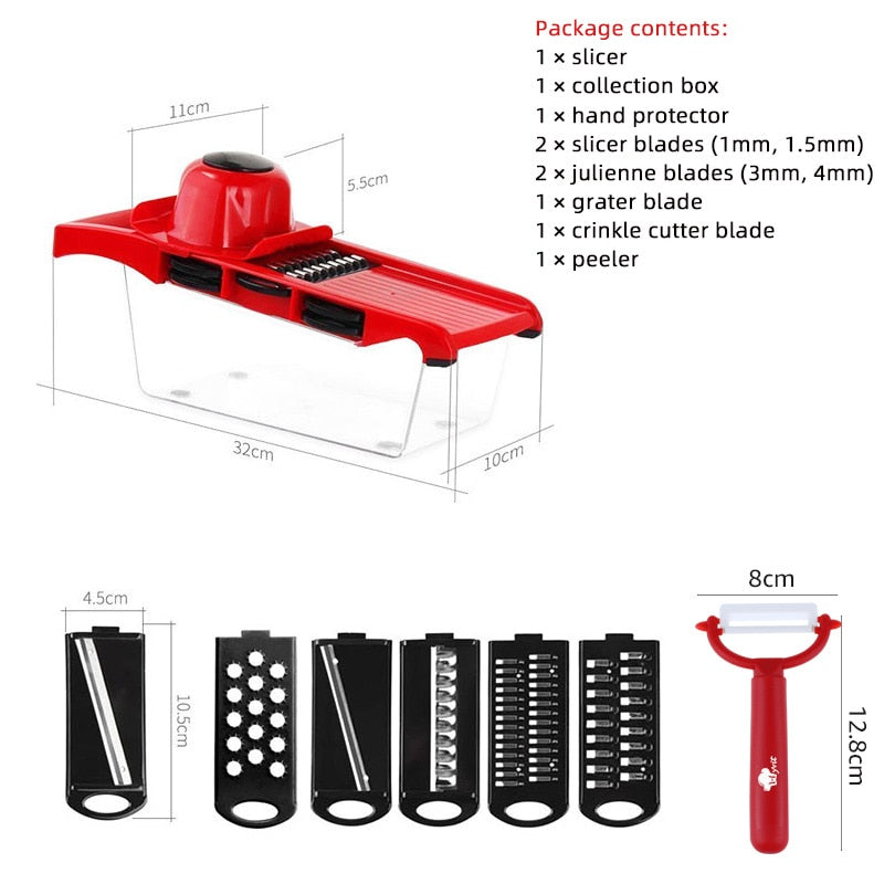 Slicer Descascador de vegetais multifuncional (Otimize seu tempo na cozinha, inovando com a apresentação dos pratos)