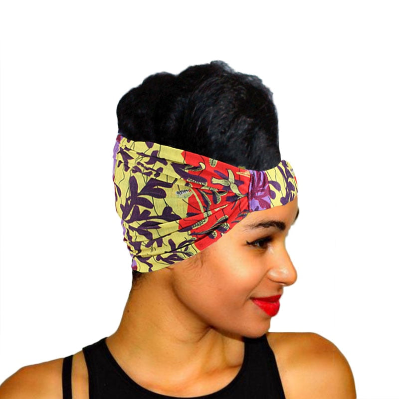 Bandanas florais ,padrão africano, cores super vibrantes e estilosas