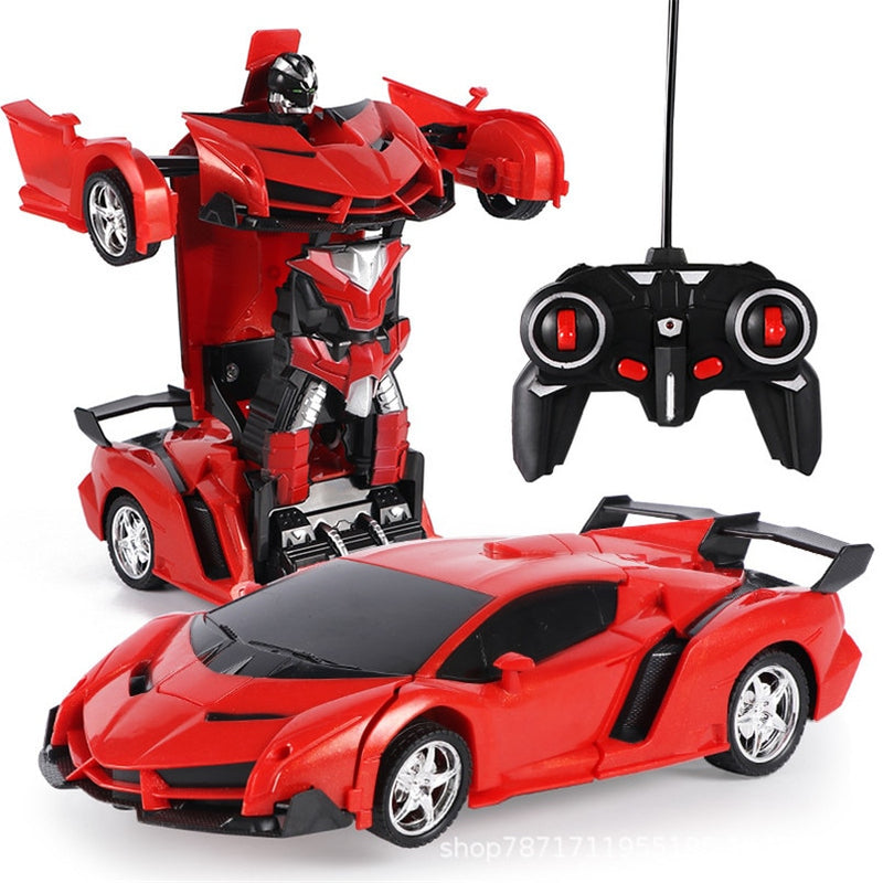 Robô de transformação 2 em 1  RC (Seus filhos vão adorar esse Carro- robô)