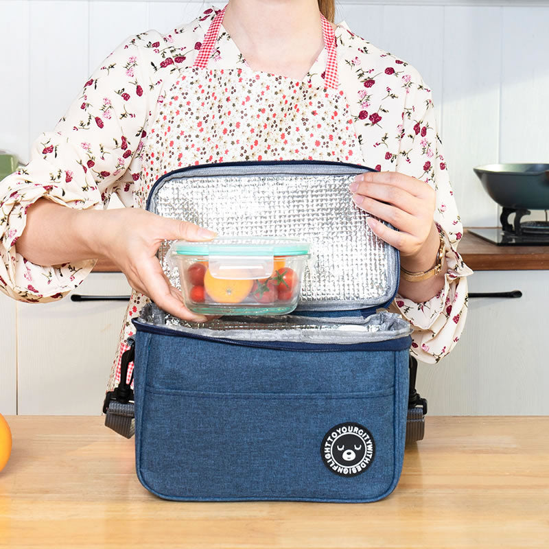 Bolsa térmica para academia ou piquenique (Material durável e à prova d'água)