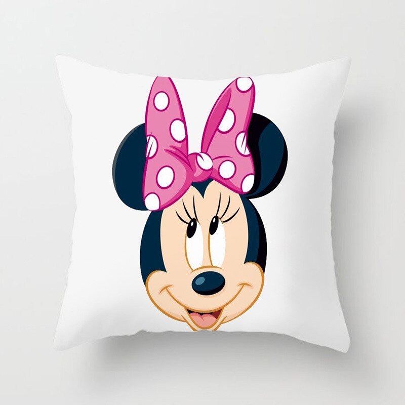 Capa de almofada do Mickey Mouse, Minnie  ( 45x45cm )