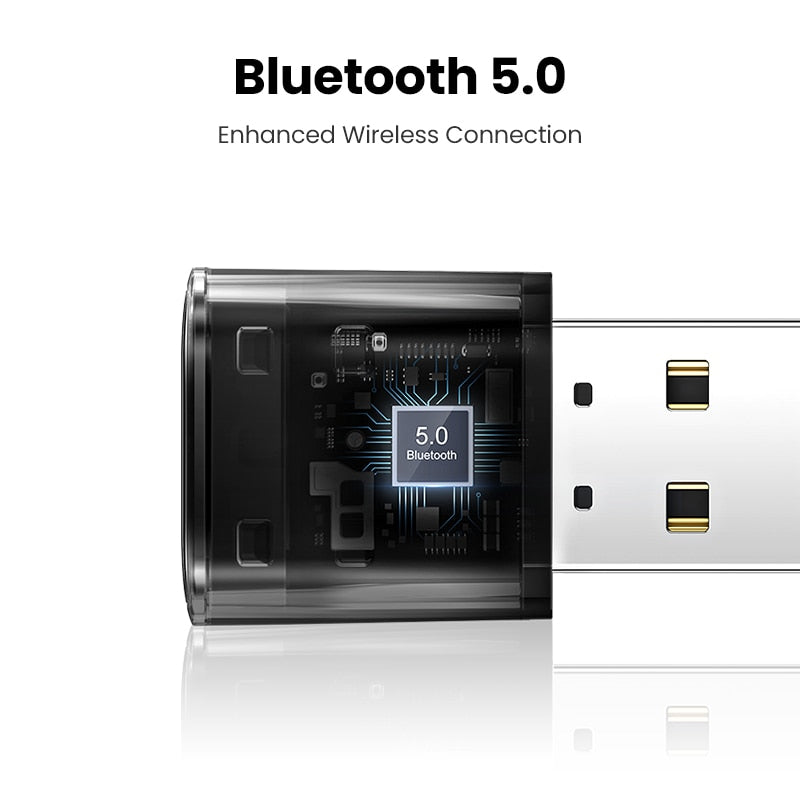 Bluetooth 5.0 Adap 4.0 para PC Alto-falante Mouse Sem Fio Música Receptor de Áudio Transmissor aptx