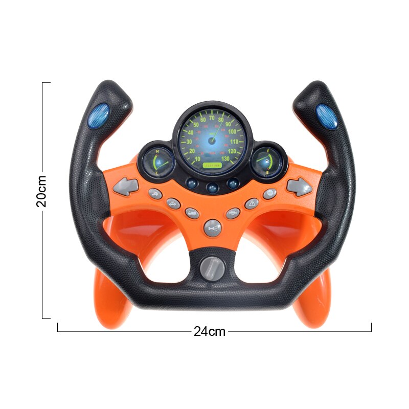 Volante de simulação elétrica com sons interativos para o bebê (  Brinquedo interativo)