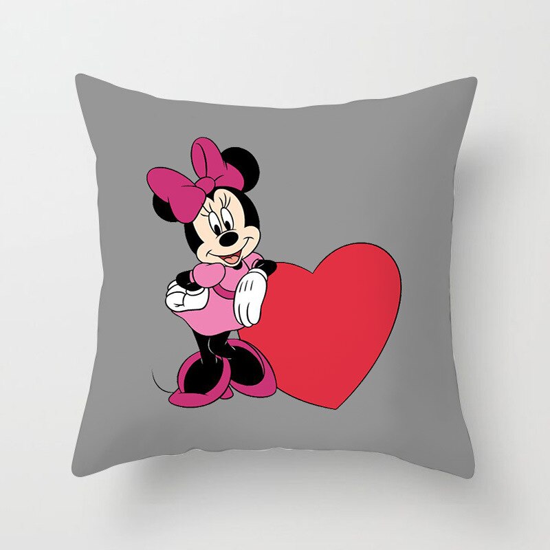 Capa de almofada do Mickey Mouse, Minnie  ( 45x45cm )