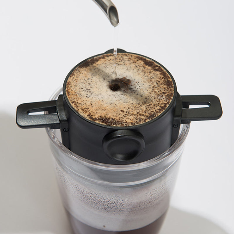 Filtro de café portátil,reutilizável, bojo de aço inoxidável para gotejamento de café ( Economize muito durante o ano)