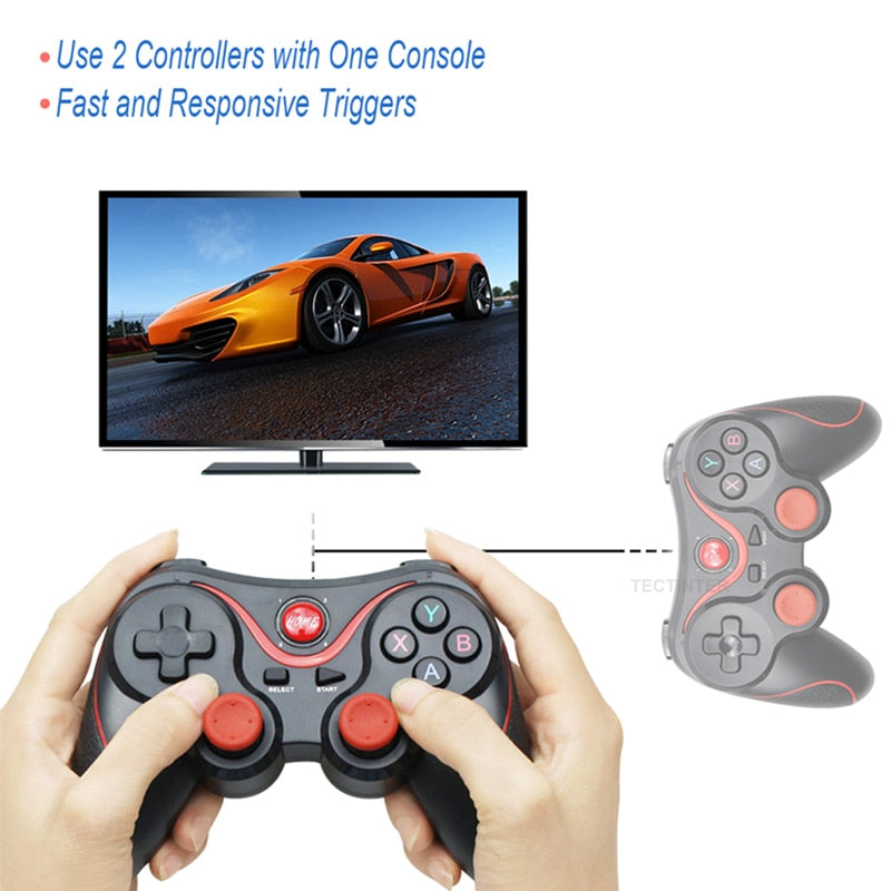 Controlador de jogo wireless sem fio 3.0 Terios T3 / X3 para PS3 / Android Smartphone/