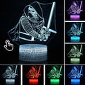 Lâmpada LED  Star Wars,Anime Figura Acrílica 3D