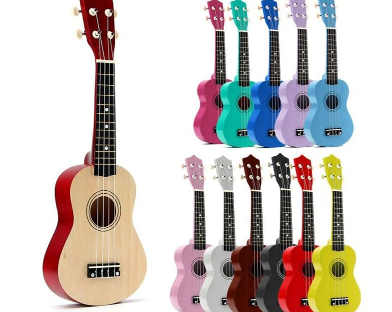 Ukulele infantil Soprano 21 polegadas / Várias cores( Estimule o lado musical do seus filhos)