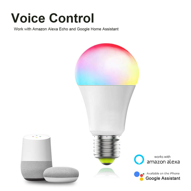 Lampada inteligente de Led 15 W ( Wi fi , Alexa, Google home)