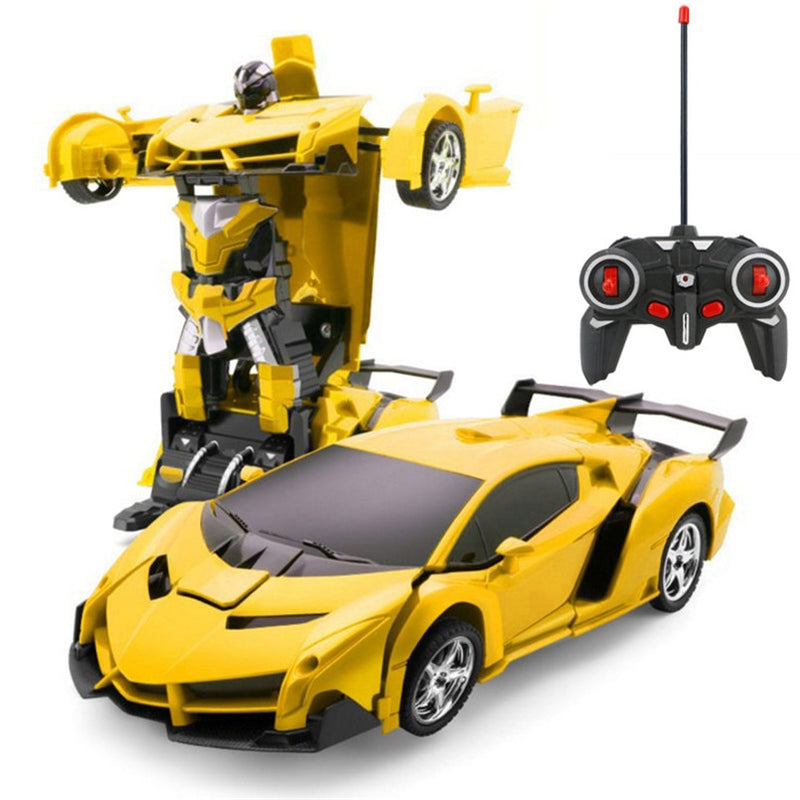 Robô de transformação 2 em 1  RC (Seus filhos vão adorar esse Carro- robô)