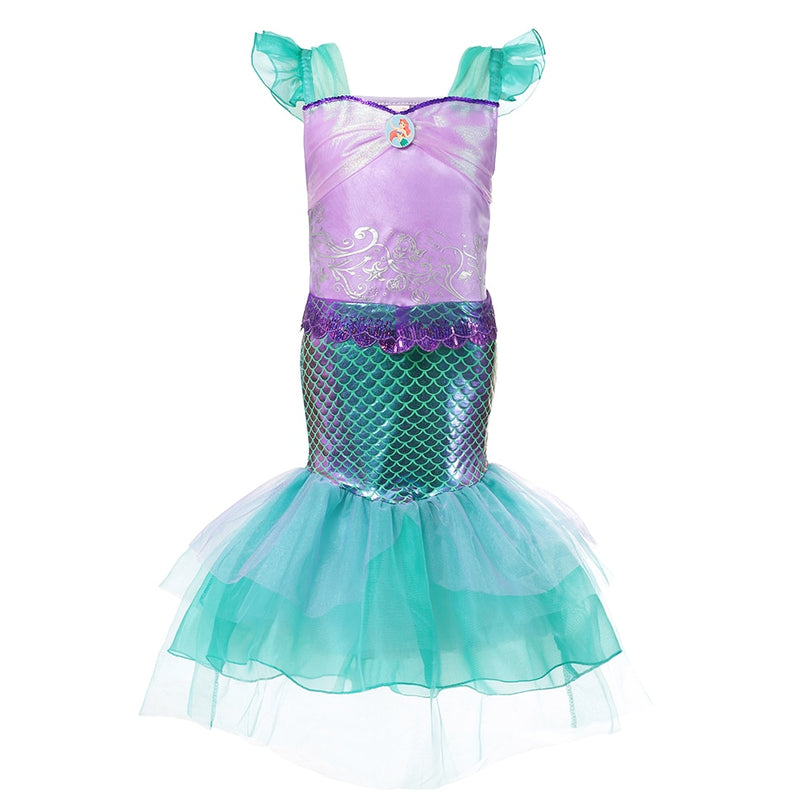 Vestido Pequena Sereia, (Incentive a criatividade da sua filha!)