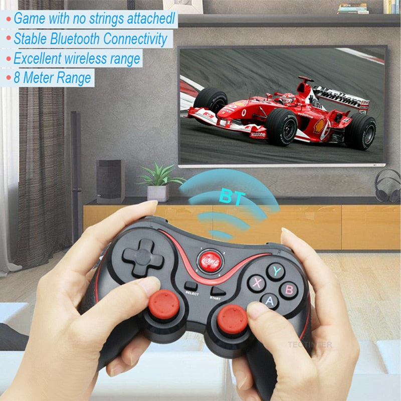 Controlador de jogo wireless sem fio 3.0 Terios T3 / X3 para PS3 / Android Smartphone/