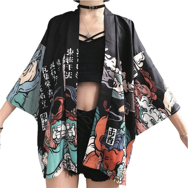 Kimonos Femininos, cardigan oriental 2022/ 2023 ( Estilosas estampas)