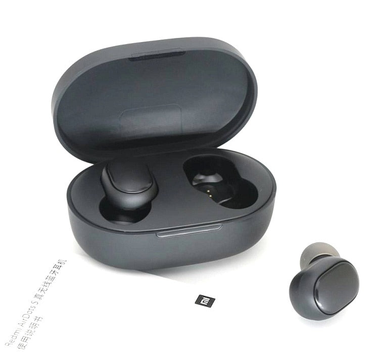 Fone de ouvido XIAOMI sem fio com microfone para controle de voz (Xiaomi Redmi Airdots Bluetooth 5.0)