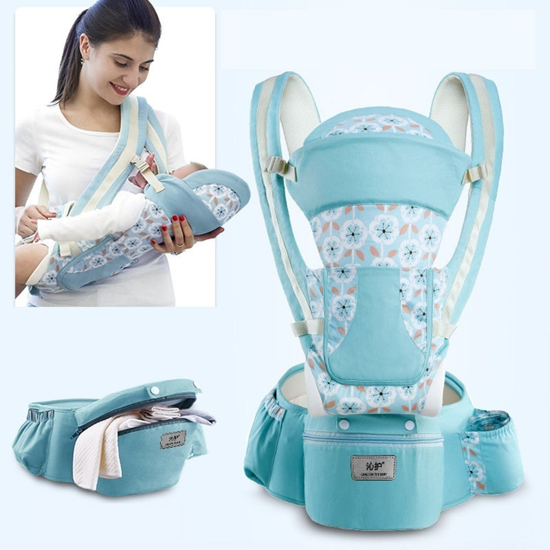 Suporte canguru para bebê, ergonômico 0-48 meses ( 3 em 1 ) Dê uma folguinha para seus braços