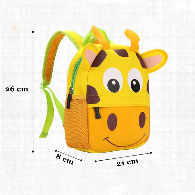 Mochila infatil 3D ,mochila infantil escolar,mochilas de passeio(Animais fofos)