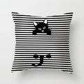 Capa de almofada engraçadas para amantes de gatos / 45cm x  45cm(Decoração de quartos e sala)