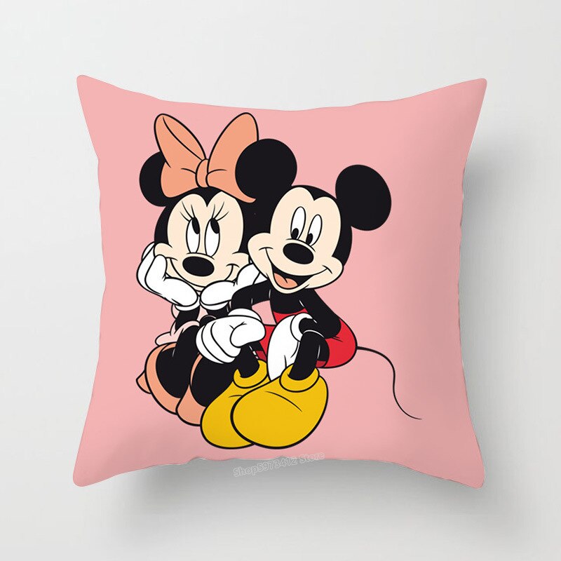 Capa de almofada do Mickey Mouse, Minnie  ( 45x45cm )