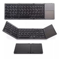 Mini teclado bluetooth,fechamento dobrável sem fio (Teclado para ios android windows ipad tablet)