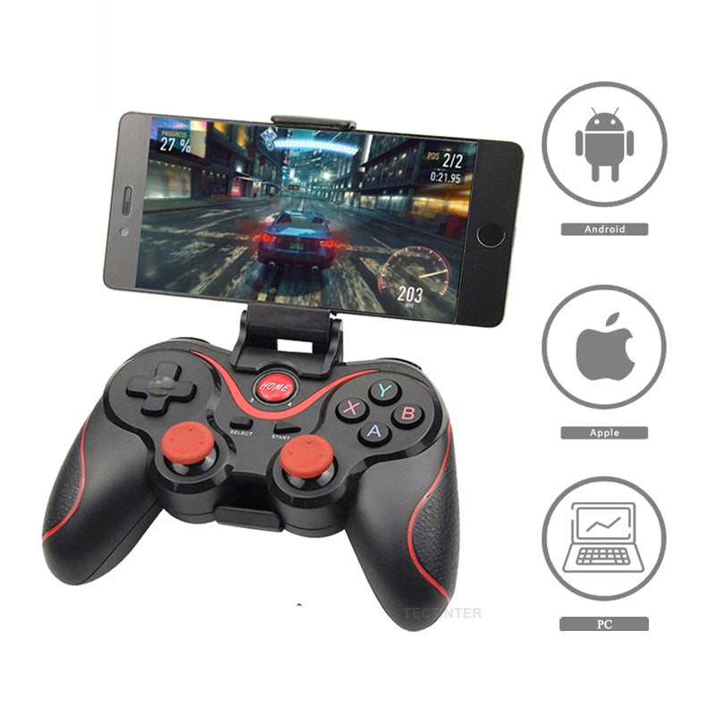 Controlador de jogo wireless sem fio 3.0 Terios T3 / X3 para PS3 / Android Smartphone/