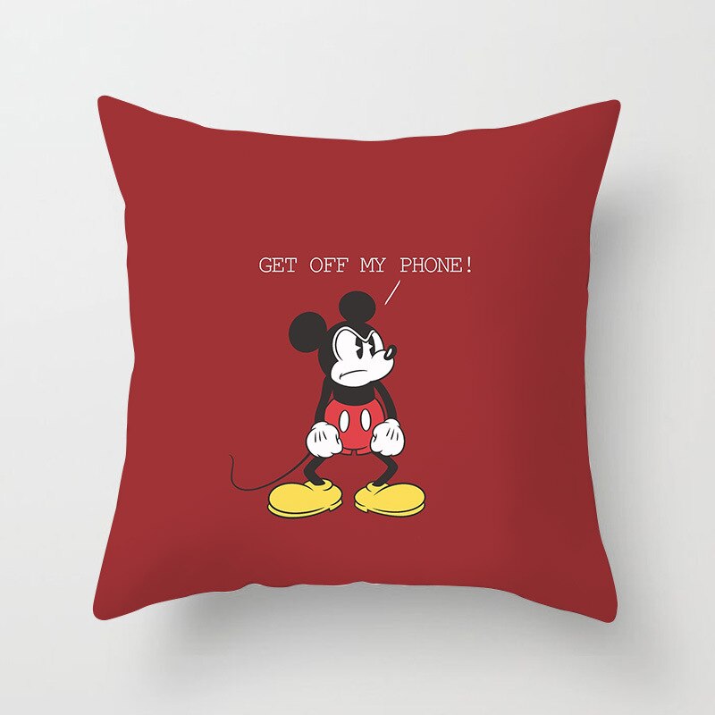 Capa de almofada do Mickey Mouse, Minnie  ( 45x45cm )