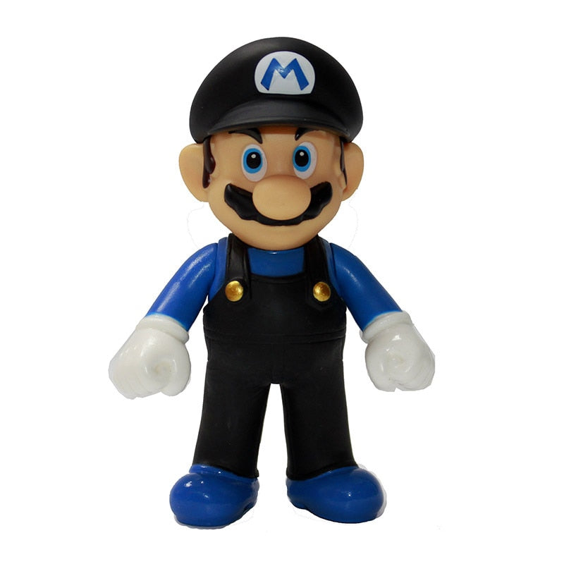 Bonecos colecionáveis Mario Bros, Luigi, Yoshi Donkey Kong