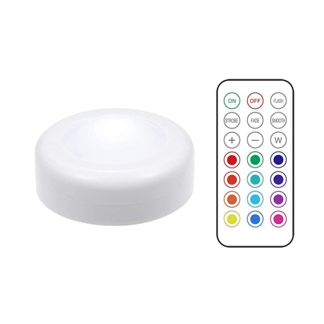 Lampada LED diversas cores, com controle remoto, sensor de toque Sem Fio, ( Decore sua escada. cozinha, armarios ..)